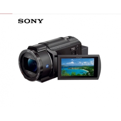索尼（SONY）FDR-AX45A 家用/直播4K高清数码摄像机 /DV/摄影机/录像机（含128G卡+三脚架+包+UV镜+备用电池+充电器）