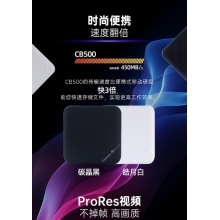 希捷CB500加密移动固态硬盘 黑色 1TB(USB-C线）)